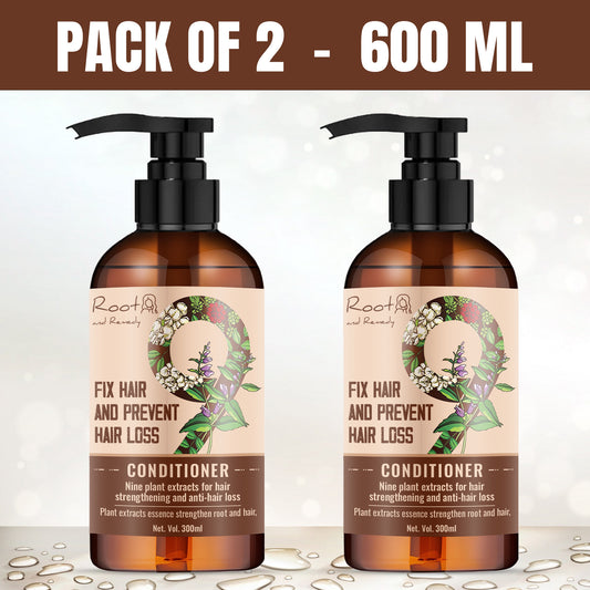 Root and Remedy Anti-itch and Anti-Bacterial Liquid Conditioner (300ml) (Pack Of 2)